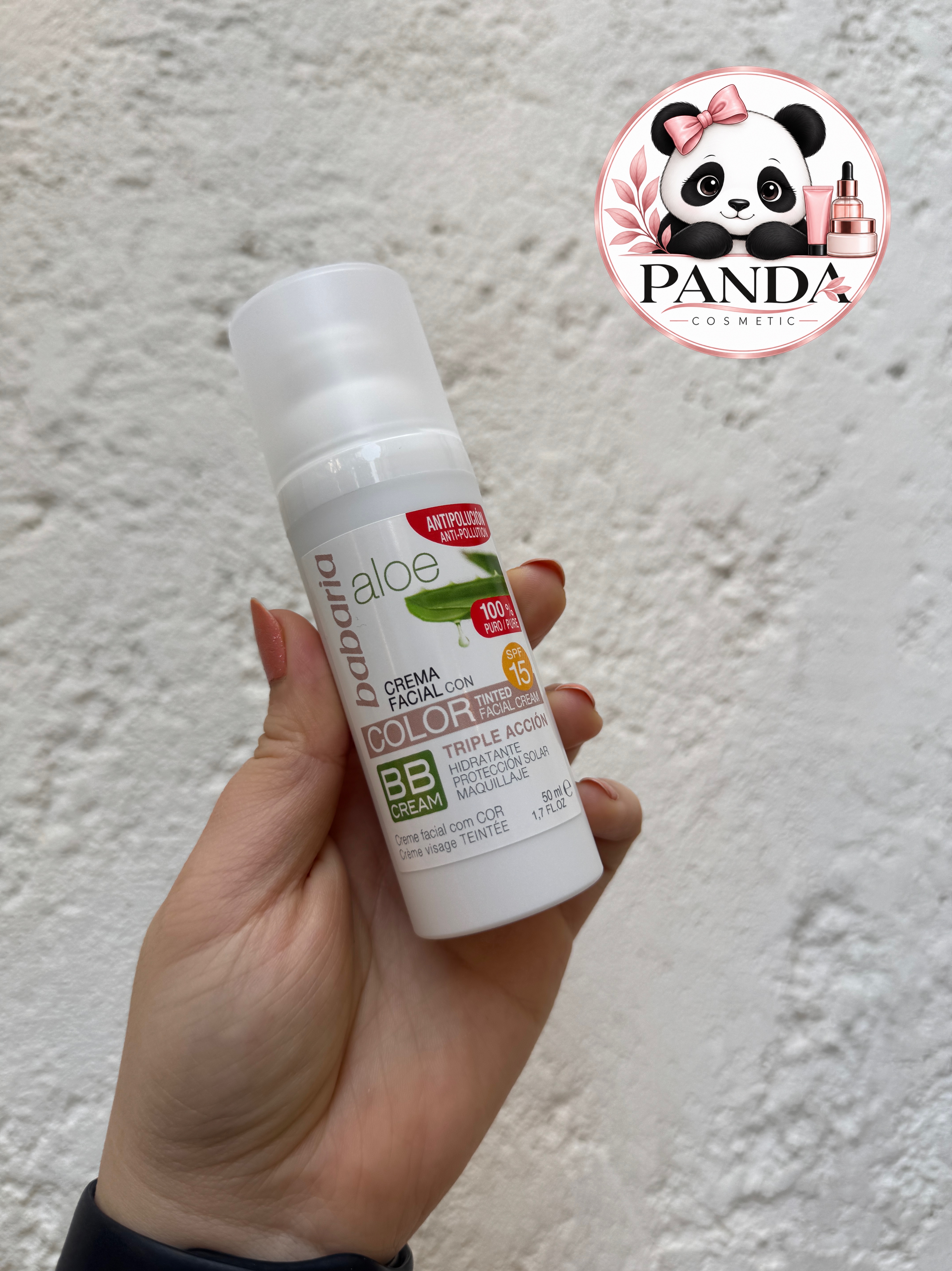 بی بی کرم باباریا حاوی عصاره آلوئه ورا حجم 50ml