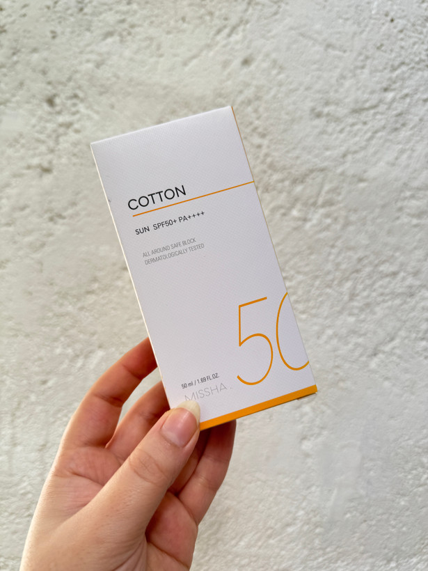 کرم ضد آفتاب مینرال تون آپ کوتون میشا حاوی سرامید Missha Cotton Sun