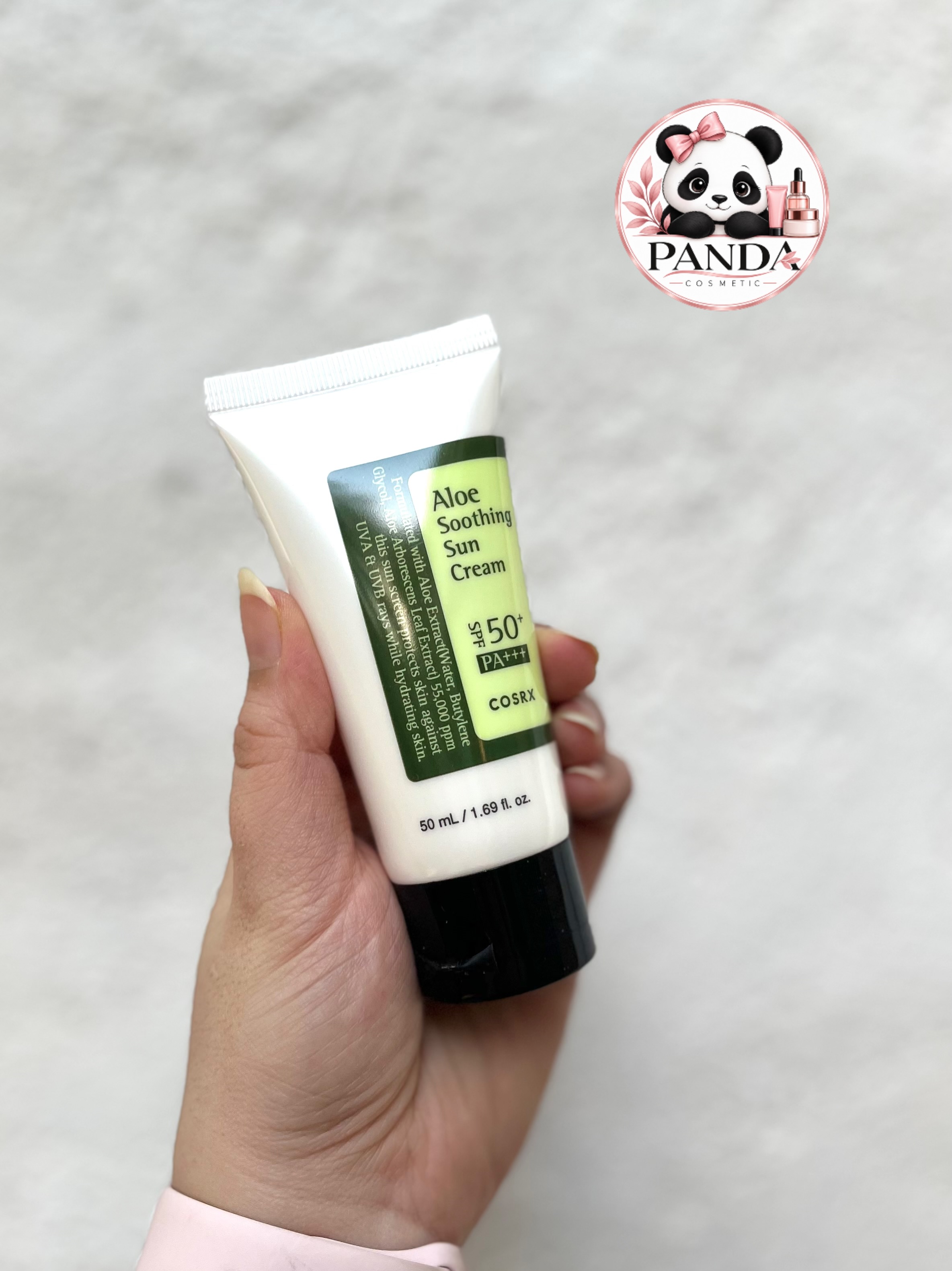 کرم ضد آفتاب کوزارکس SPF50 عصاره آلوئه ورا حجم ۵۰ میل